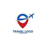 Travel logo icon vector, Simple Travel logo template vector