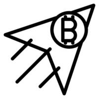 send money line icon vector