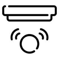 proximity sensor line icon vector