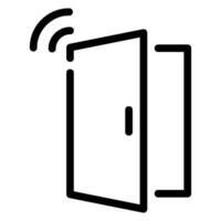 door line icon vector