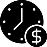 timer glyph icon vector