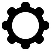 setting glyph icon vector