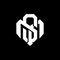 letter MSY abstract modern trendy logo design vector