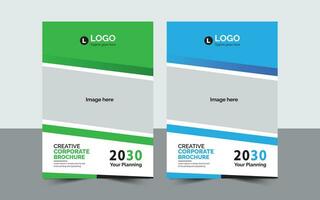 Creative Corporate Brochure Design. vector