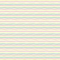 Irregular Horizontal Wavy Lines Pattern vector