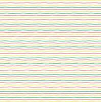 Irregular Horizontal Wavy Lines Pattern vector