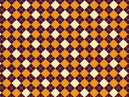 naranja púrpura blanco argyle estilo inspector modelo vector