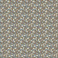 Blue And Brown Camouflage Pattern. Terrazzo Texture Background vector