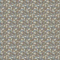 Blue And Brown Camouflage Pattern. Terrazzo Texture Background vector