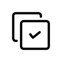 Paste icon in trendy flat style isolated on white background. Paste silhouette symbol for your website design, logo, app, UI. Vector illustration, EPS10.