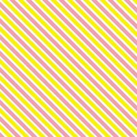 simple abstract seamlees saltwater taffy pink and yellow color wavy digonal line pattern vector