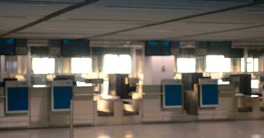 Airport Check-In Counters video