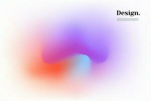 Abstract background in gradient colors. Colorful grain banner vector illustration.
