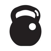 kettlebell icon vector