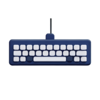 Tastatur 3d Rendern Symbol Illustration png