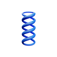 DNA 3d Rendern Symbol Illustration png