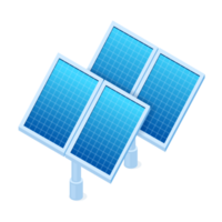 Green technology element isometric icon. png