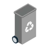 Green technology element isometric icon. png