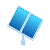 Green technology element isometric icon. png