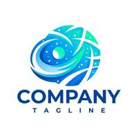 Modern abstract human globe consulting logo design branding vector