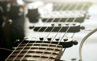 electric guitar ,  for sing a song,  macro abstract photo