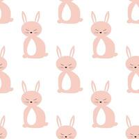 Seamless pattern of cute baby items in a Scandinavian inspired boho style.Doodle style cartoon children's clipart for use in child shower invitations, nursery room decorations, and posters. vector