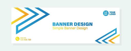 Vector gradient design minimal banner template banner for business company