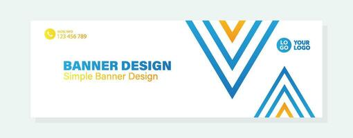 Vector gradient design minimal banner template banner for business company