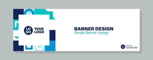 elegant banner design web template, Horizontal header web banner. Modern cute Blue cover header background for website design, Social Media Cover ads banner, flyer, invitation card vector