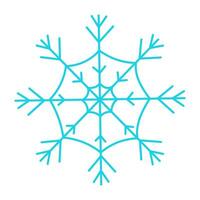 snowflake christmas winter cold pattern icon element vector