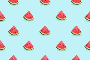 Watermelon slices seamless pattern. Trendy seamless summer pattern. Vector design