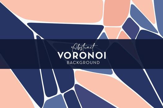 Vector abstract colorful voronoi diagram mosaic pattern background