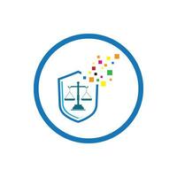 law logo and symbol vector