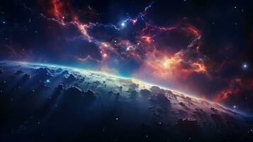 Abstract pattern from space background photo