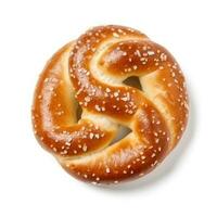 Fresh bretzel with bakery salt photo