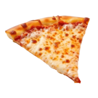 ein Scheibe von Pizza isoliert png