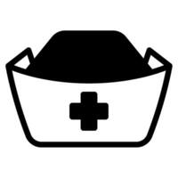 Nurse Cap Icon illustration, for web, app, infographic, etc vector