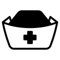 Nurse Cap Icon illustration, for web, app, infographic, etc vector