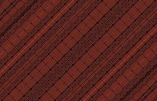 Tribal seamless brown fabric pattern vector