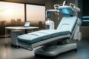 Surgical machine with robotic assistance photo