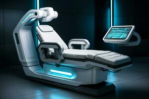 Surgical machine with robotic assistance photo