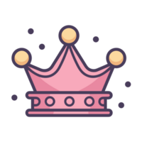 Beautiful Crown Silhouette - Generative Ai png