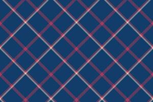 Tartan plaid background, diagonal check seamless pattern. Vector fabric texture for textile print, wrapping paper, gift card, wallpaper.