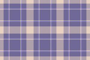 Vector fabric pattern of check background texture with a seamless textile tartan plaid.