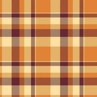 Background check pattern of plaid textile tartan with a vector texture seamless fabric.