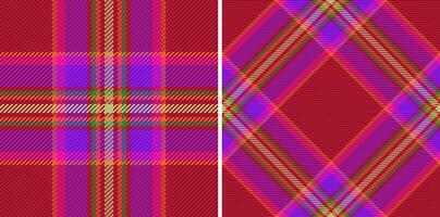 Tartan background pattern of fabric plaid textile with a texture check seamless vector. vector