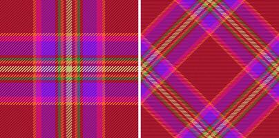 Tartan background pattern of fabric plaid textile with a texture check seamless vector. vector