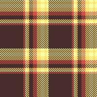 Texture fabric pattern of seamless background plaid with a tartan check vector textile.