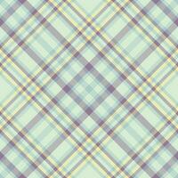 Texture check pattern of tartan seamless vector with a fabric plaid background textile.