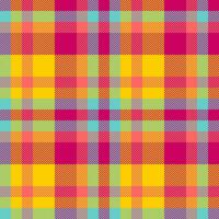 Check texture pattern of background tartan seamless with a vector plaid textile fabric.